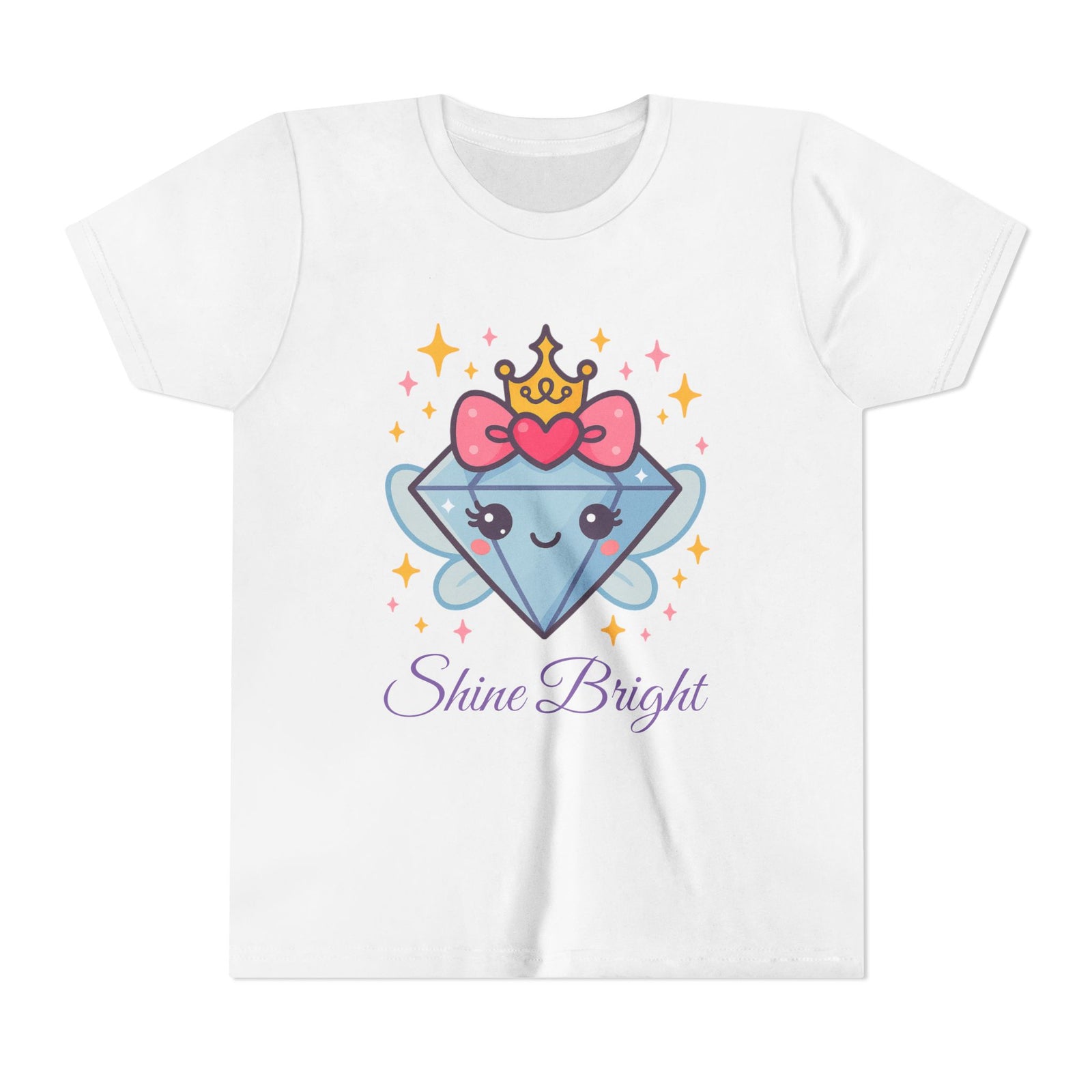 Cute 'Shine Bright' Mira Youth Tee
