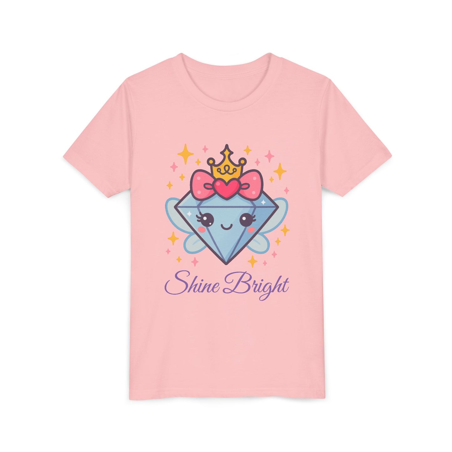 Cute 'Shine Bright' Mira Youth Tee