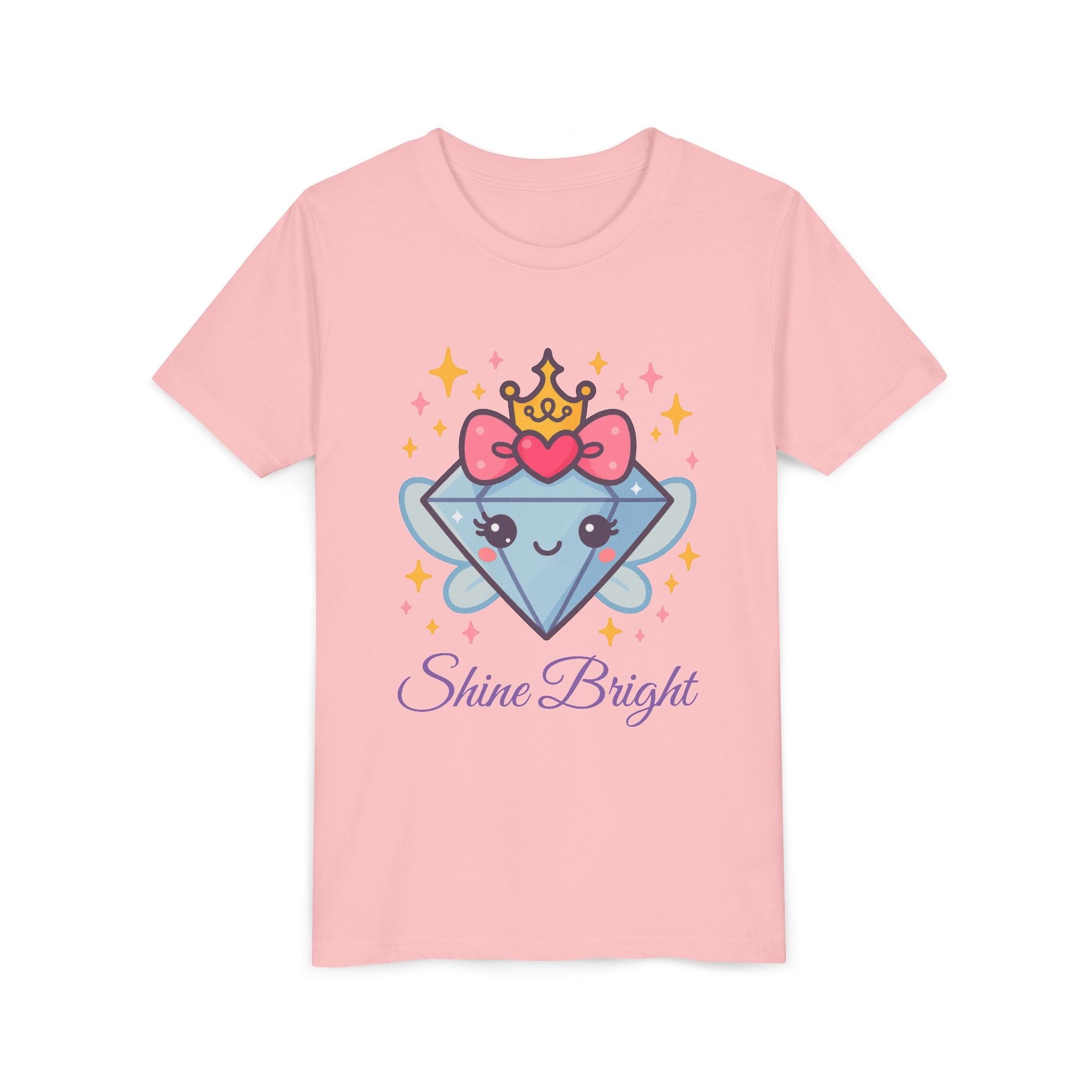 Cute 'Shine Bright' Mira Youth Tee
