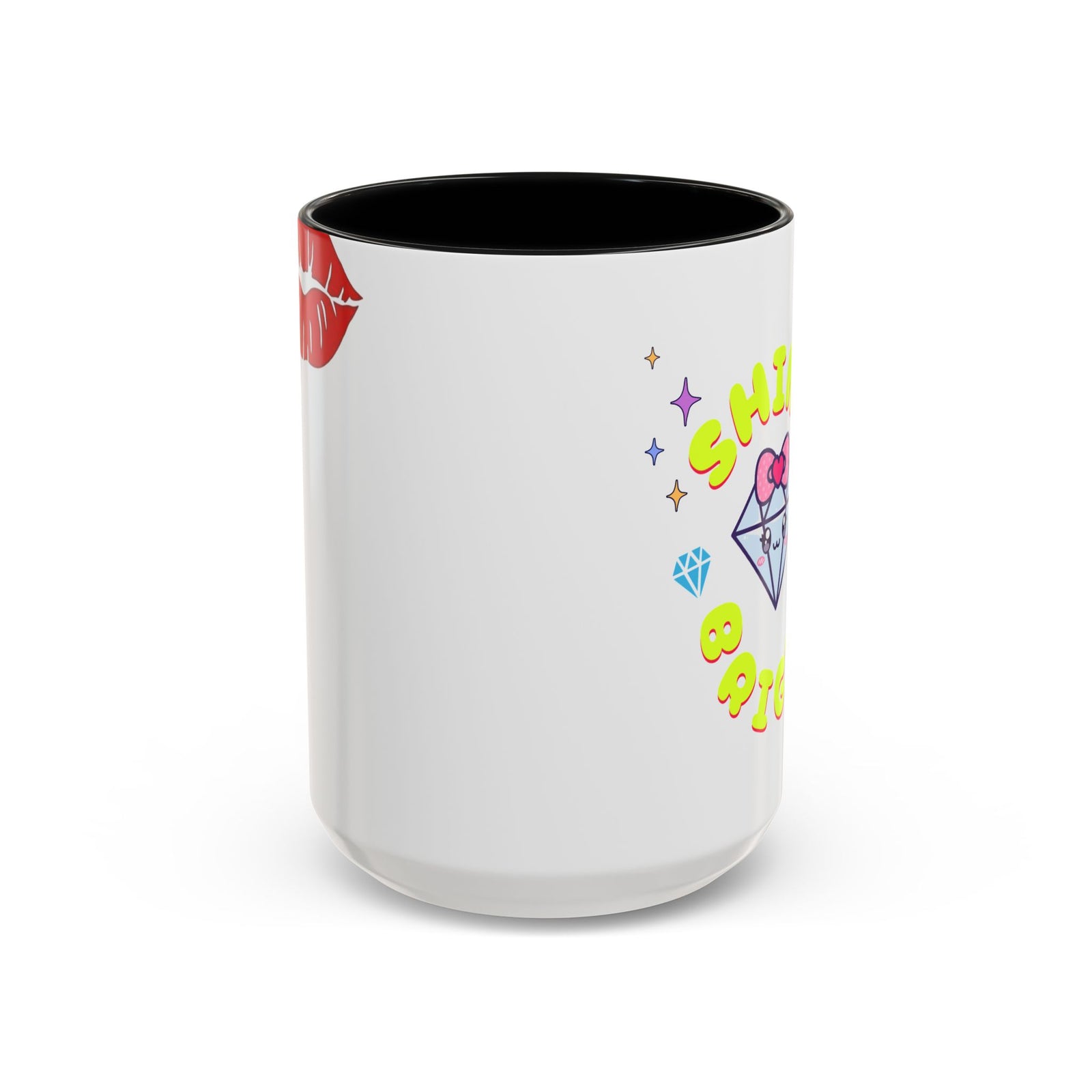 Shine Bright Coffee Mug - Colorful Accent Mug for Positive Vibes