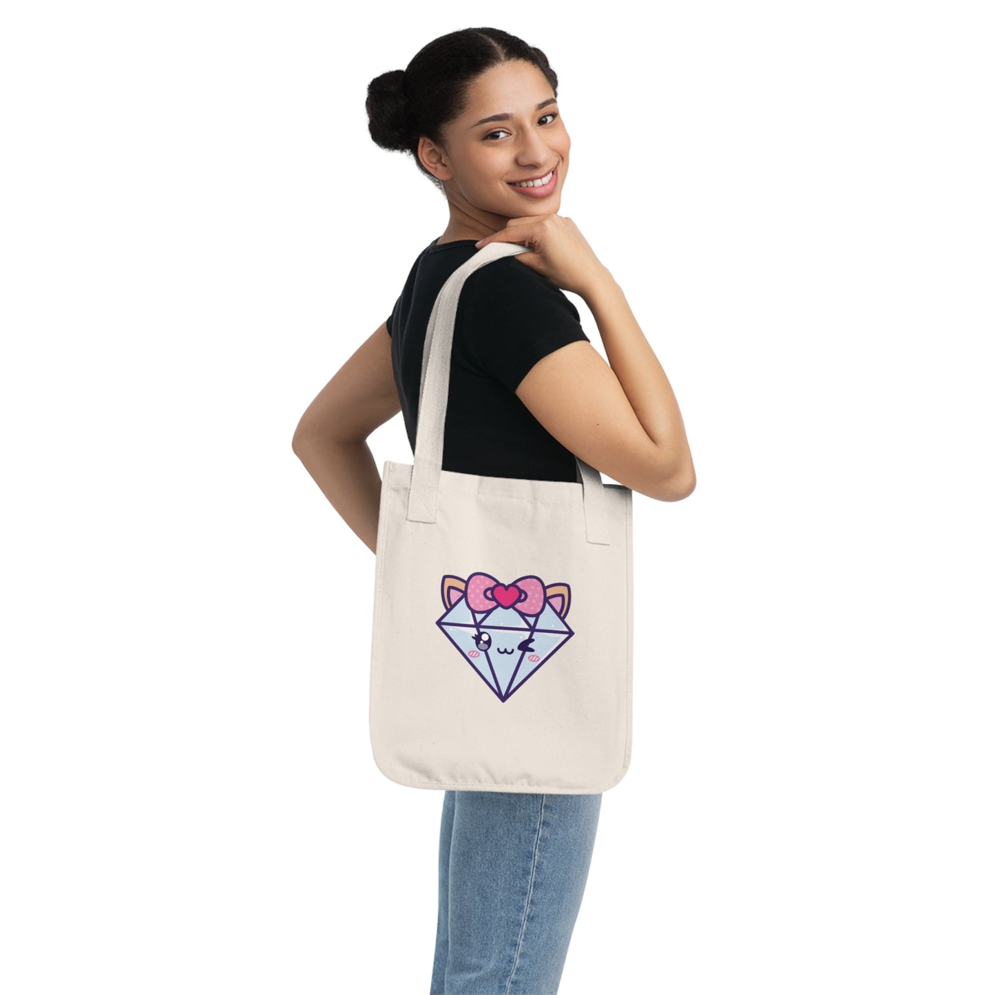 DIAMIRA Organic Canvas Tote Bag