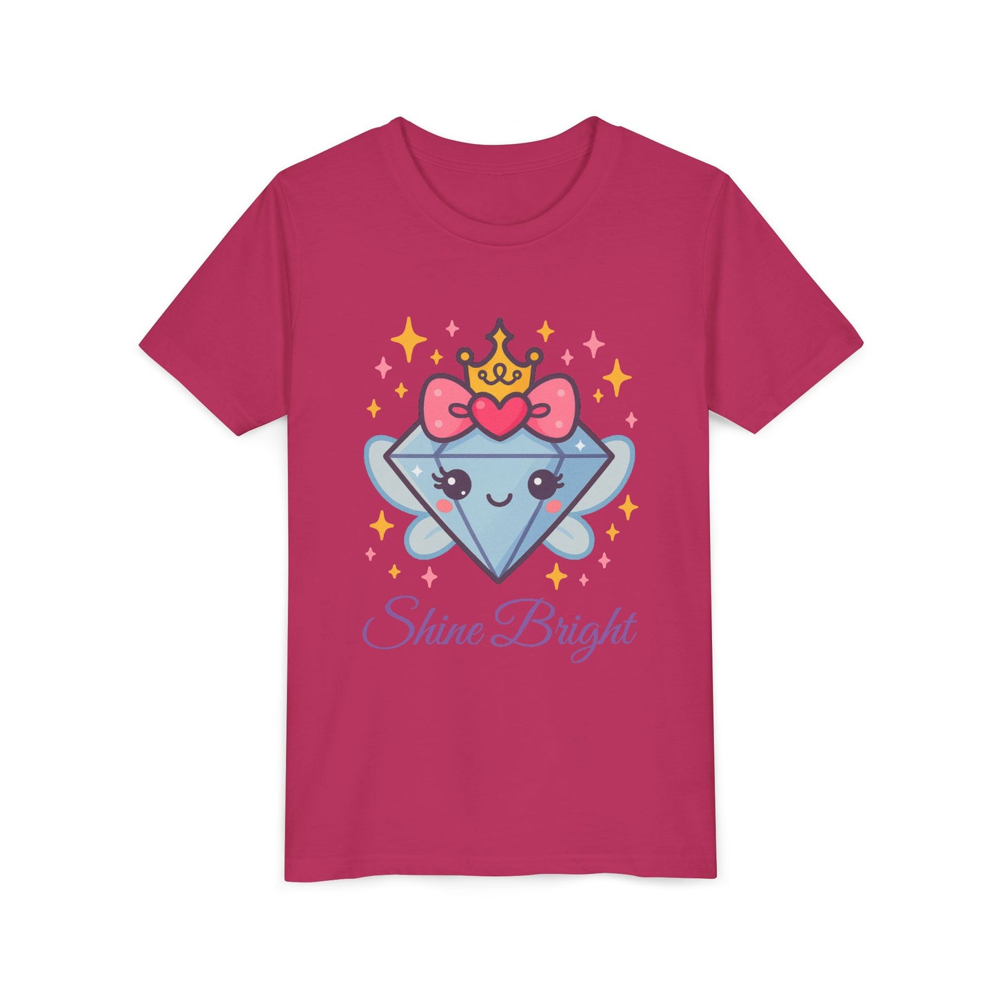 Cute 'Shine Bright' Mira Youth Tee