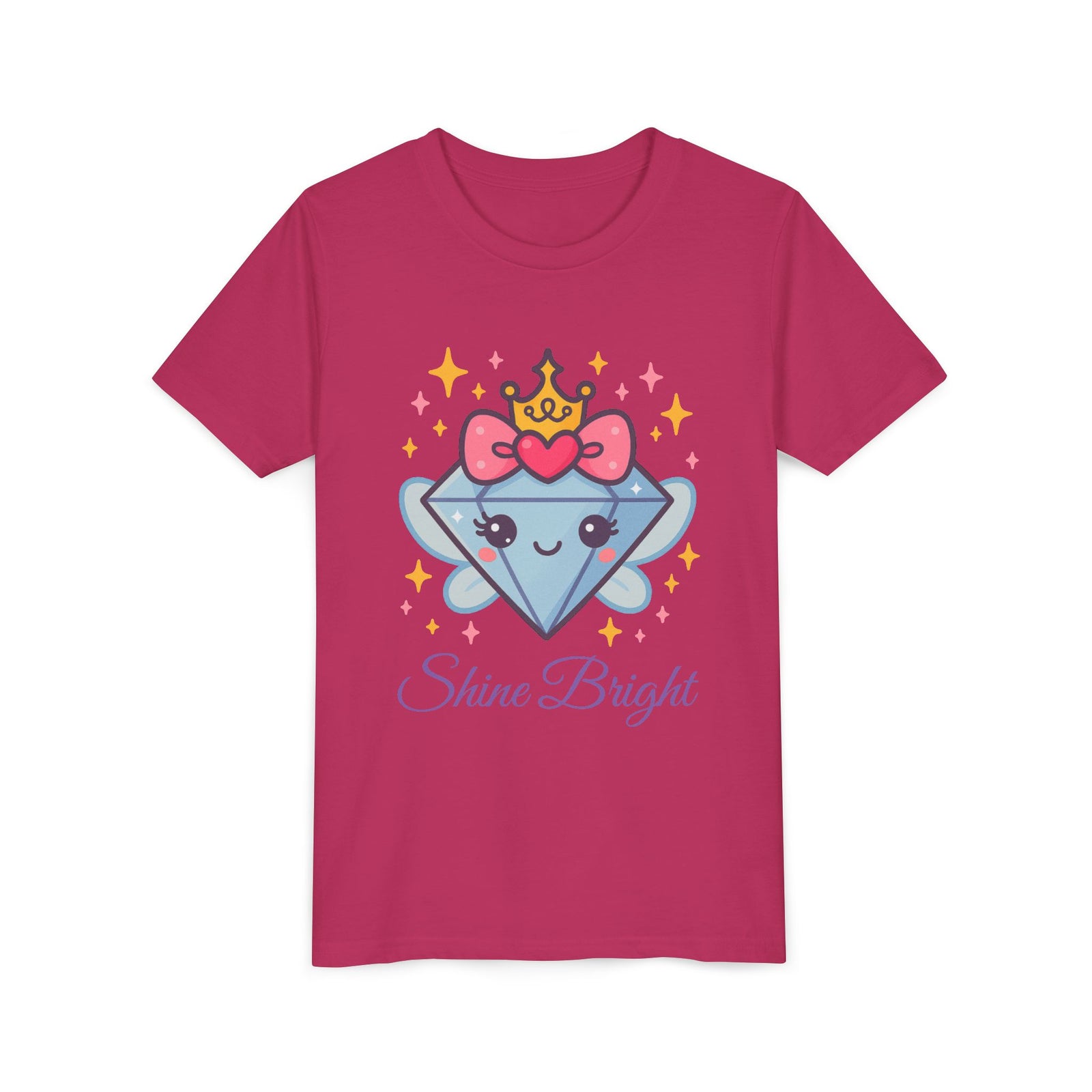Cute 'Shine Bright' Mira Youth Tee