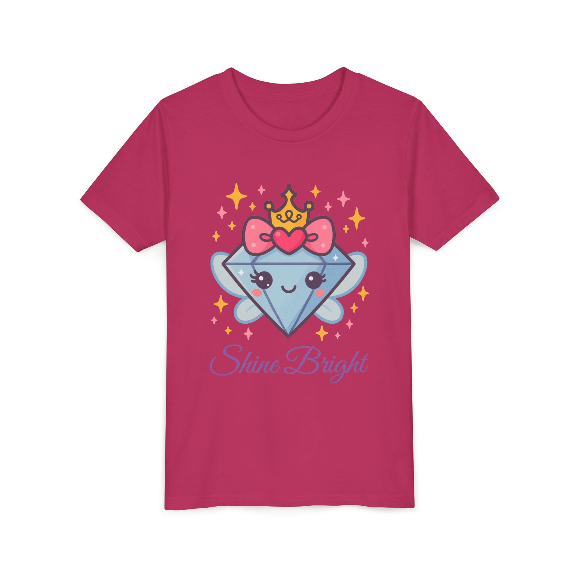 Cute 'Shine Bright' Mira Youth Tee