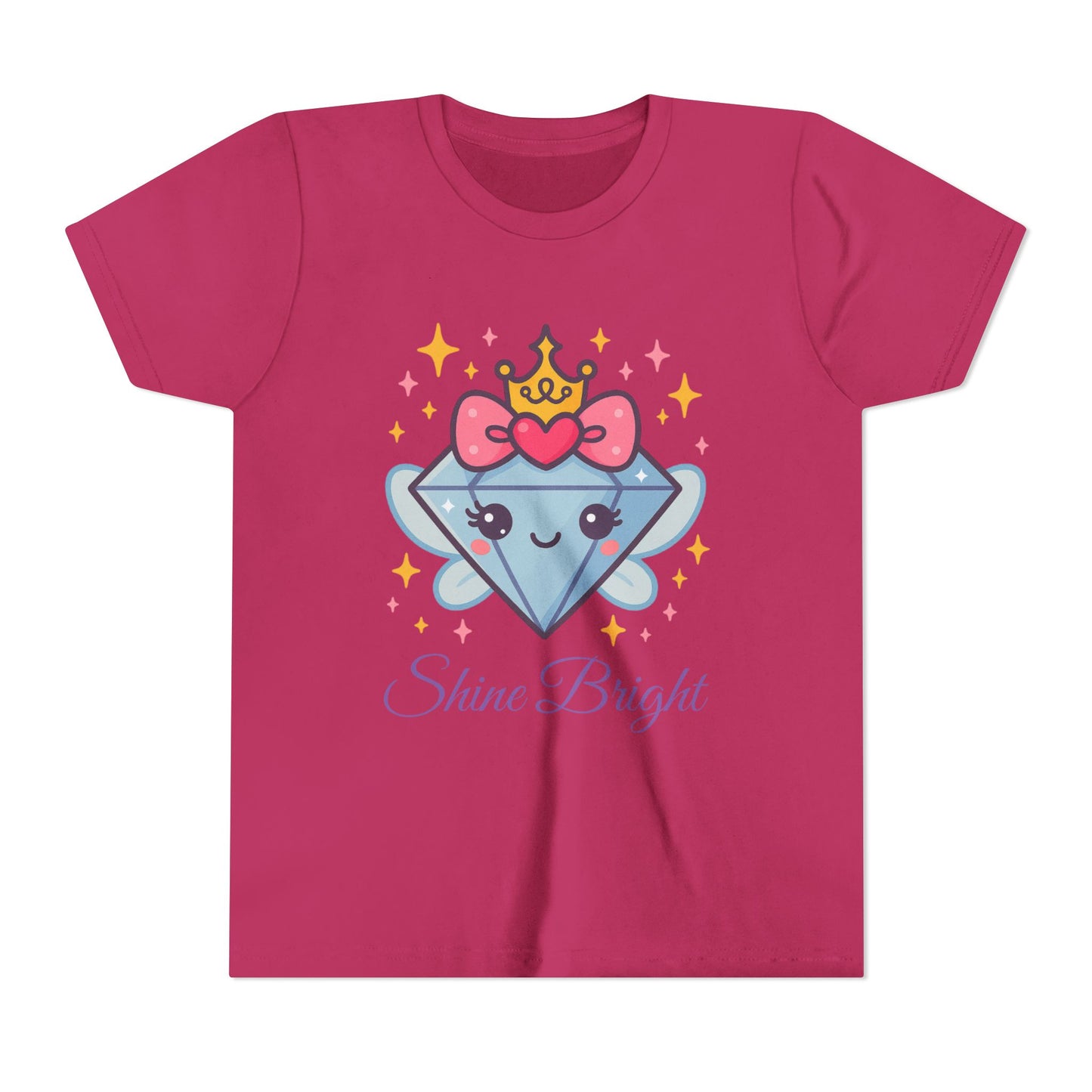 Cute 'Shine Bright' Mira Youth Tee