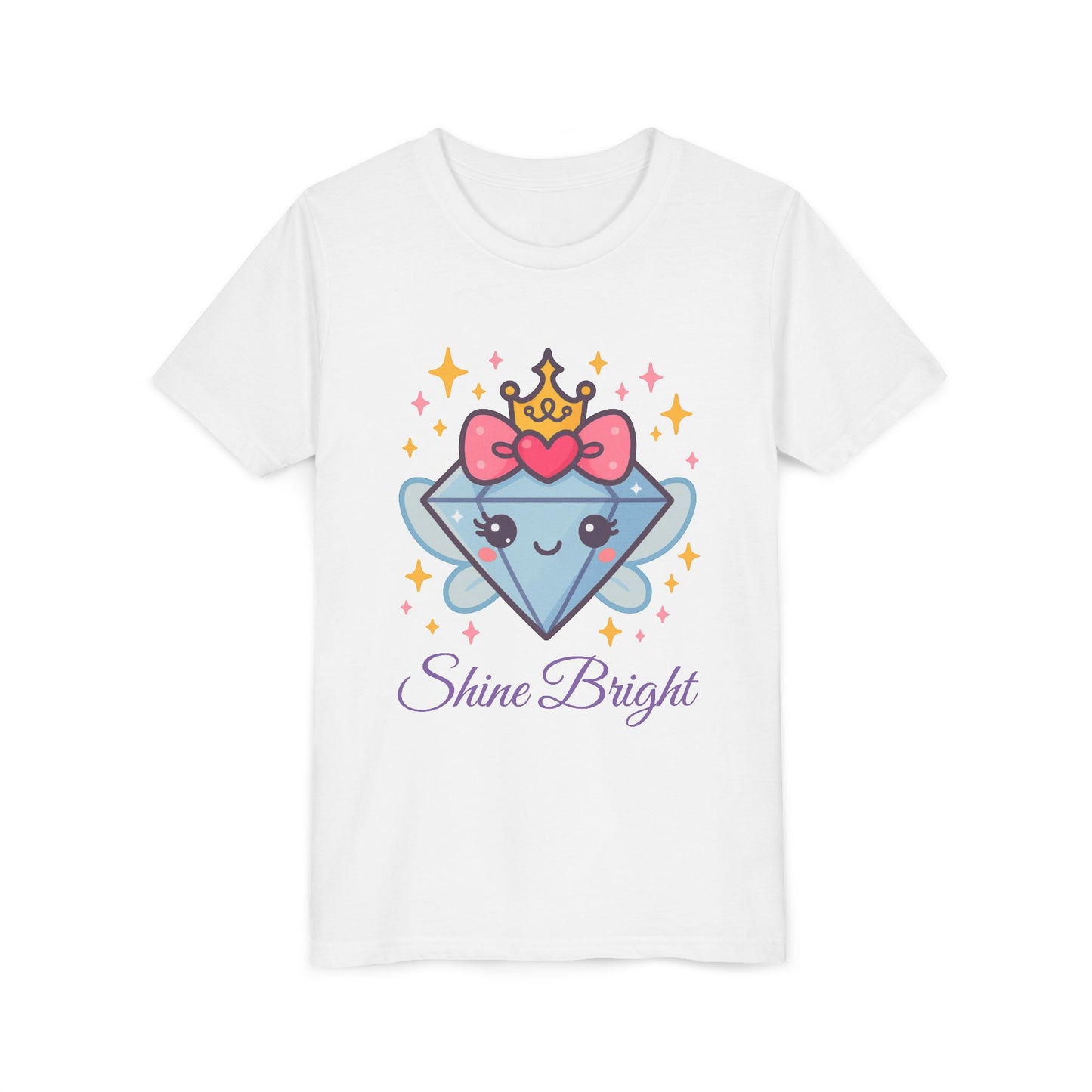 Cute 'Shine Bright' Mira Youth Tee