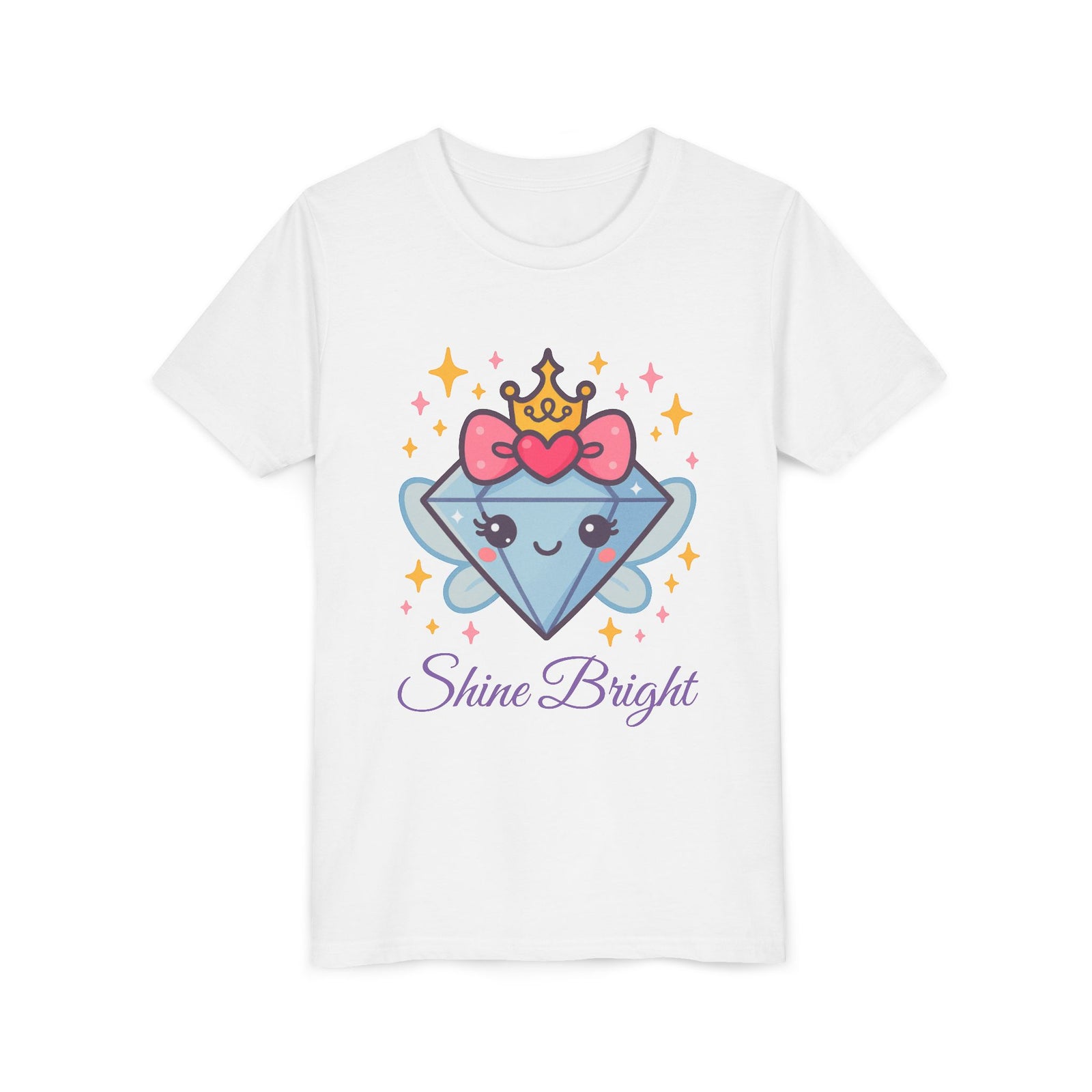 Cute 'Shine Bright' Mira Youth Tee