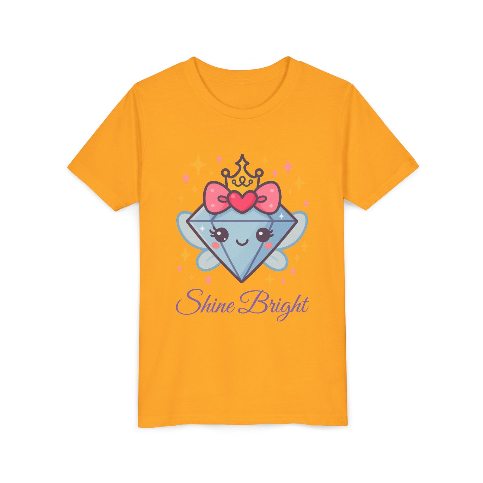 Cute 'Shine Bright' Mira Youth Tee
