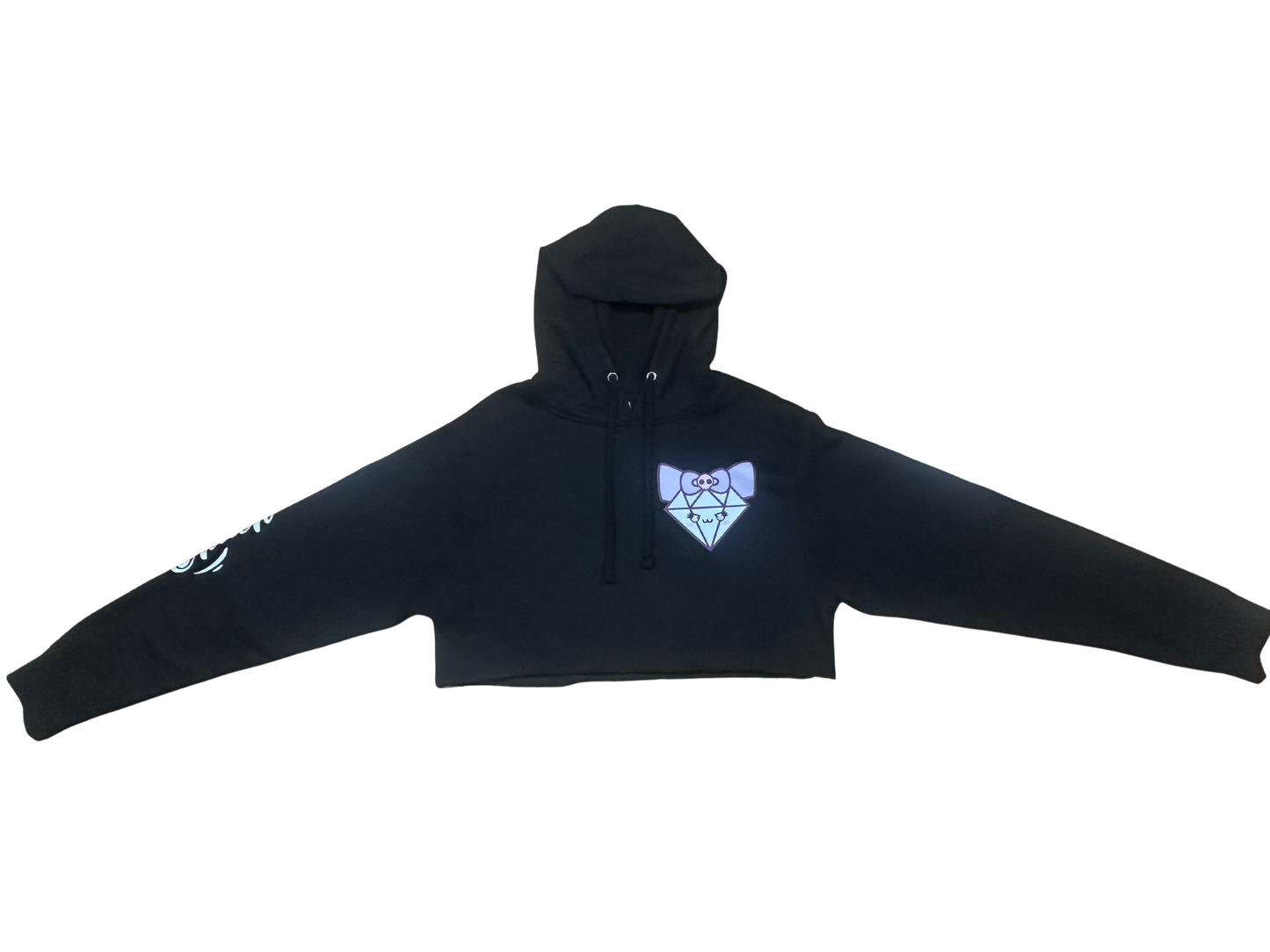 Mira Cropped Hoodie – Shine with Edge