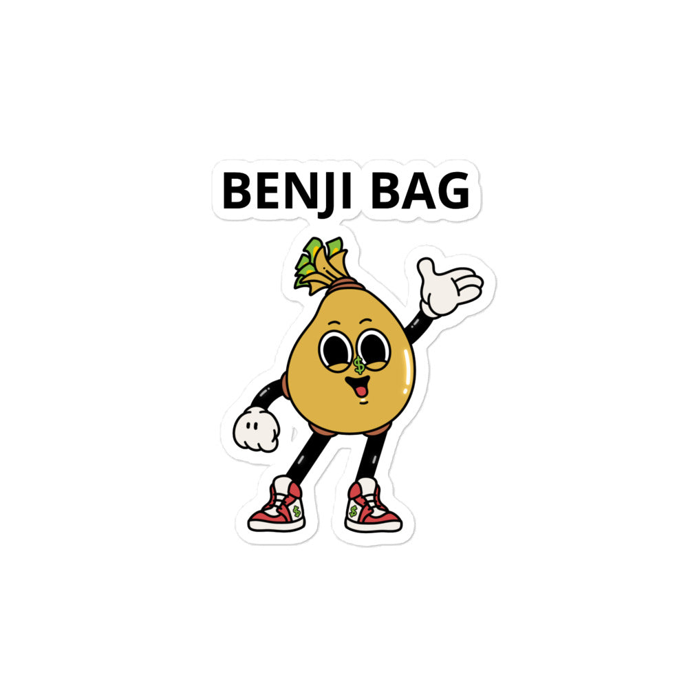 BENJI BAG Bubble-free STICKERS