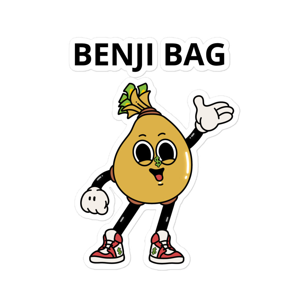 BENJI BAG Bubble-free STICKERS